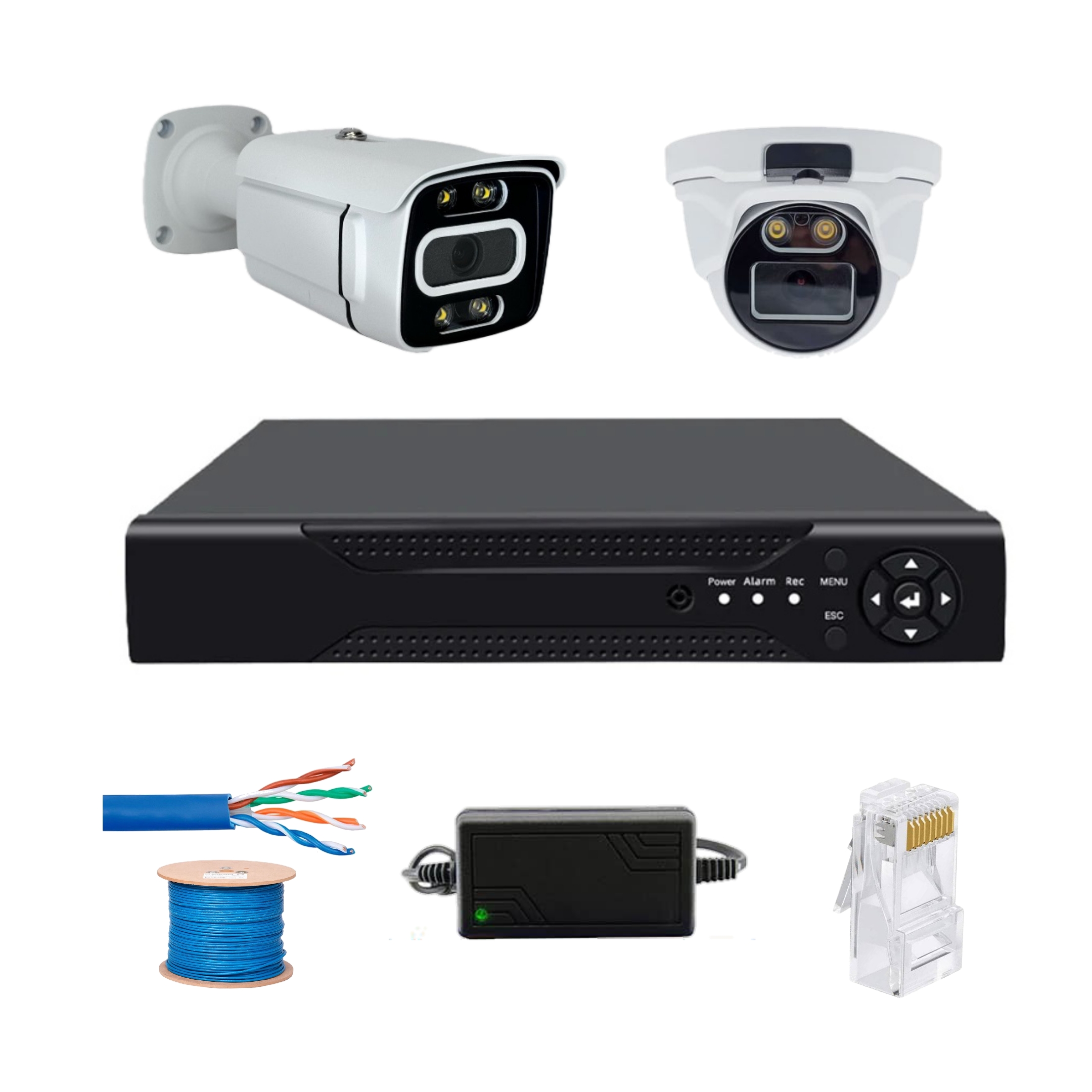 پک کامل دو 5 مگاپیکسل IP پلاکخوان