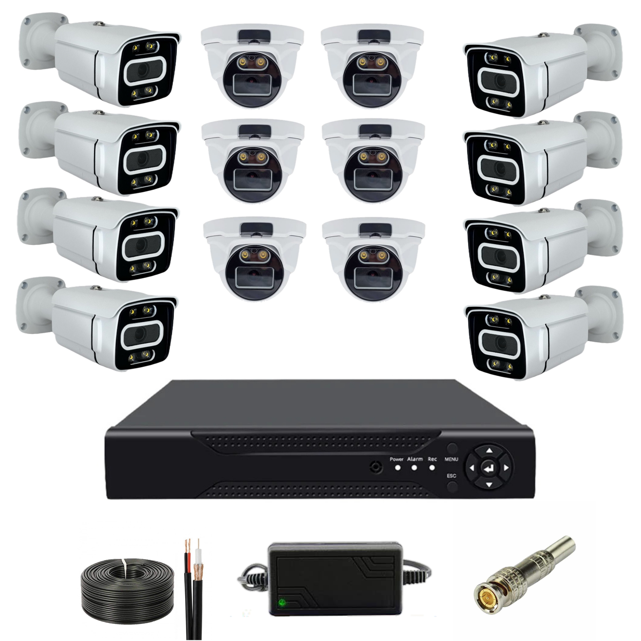 پک کامل چهارده دوربین 2 مگاپیکسل AHD