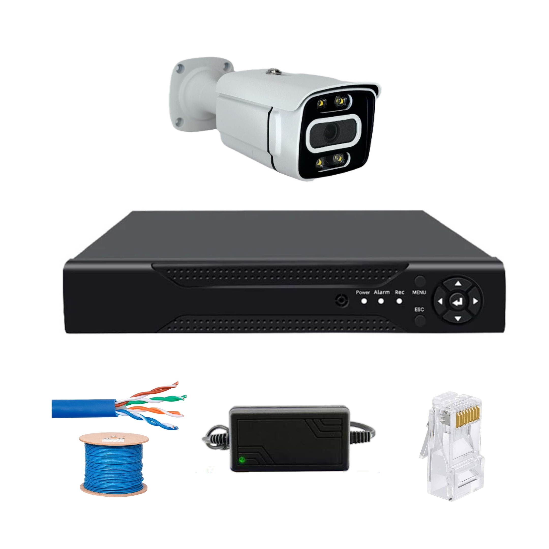 پک کامل یک 5 مگاپیکسل IP پلاکخوان